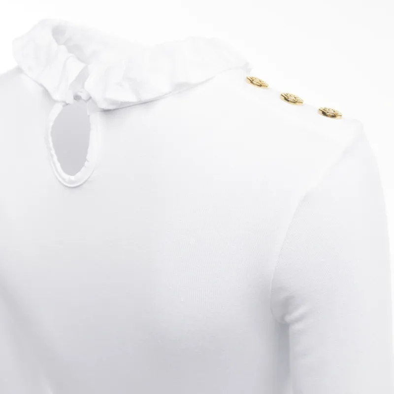 Holland Cooper Lilibet Jersey Tee - White-10